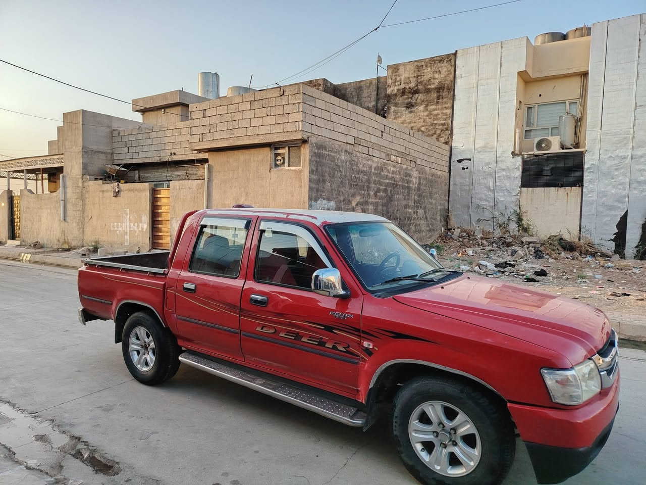 دير ٢٠١٢ مكفولة عدا باب واحد اشوية بي صبغ رقم صلاح الدين مشروع وطني شرط التحويل كير محرك تبريد كله شرط 
السعر ٦٠ بي مجال 
***********
مكان كركوك

