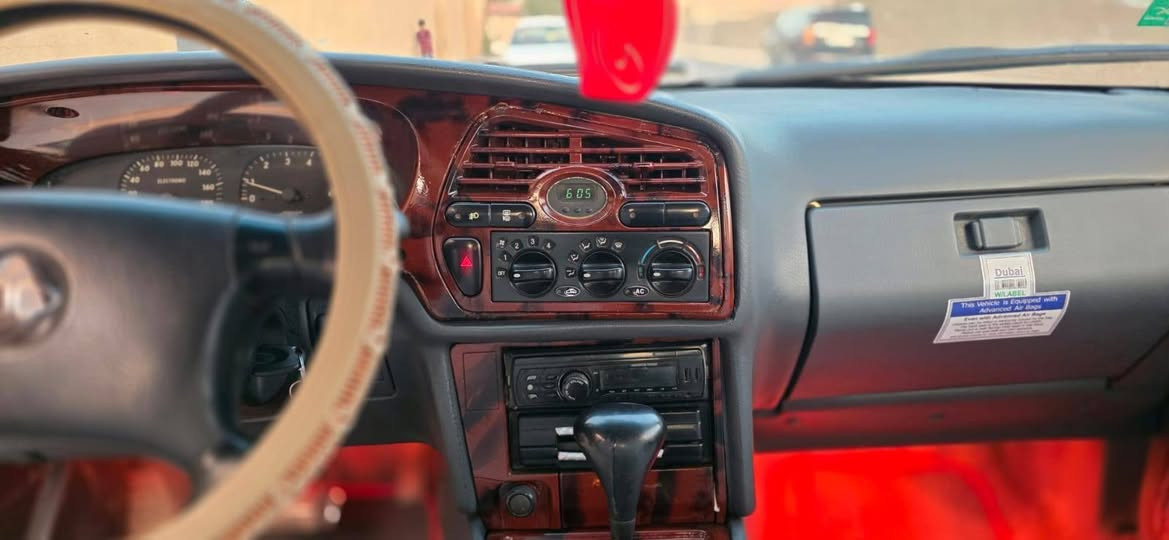 السلام عليكم برنس فراشه  كير اوتماتيك محرك مفتوح سنتر لوك تخم تاير موديل1996 رقم الانبار نكليزي مشروع وطني مصبوغه حزام جماليه فقط السعر 38 مكان سياره فلوجه ***********

