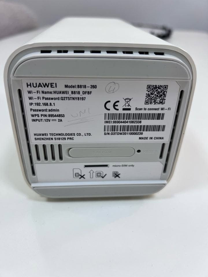 راوتر 4g Huawei b818 جوكر كل الشبكات نظيف جدا سعره 75 الف .واتساب ***********
