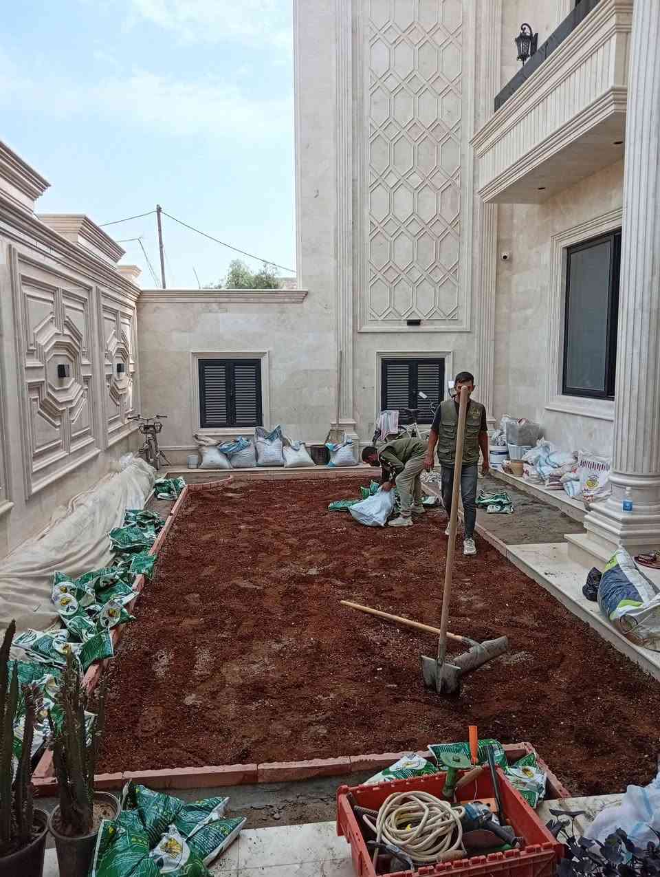الحلة • حي الصحة • تنسيق حدائق