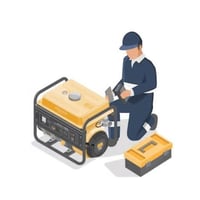 تصليح كافه المولدات البانزين -٠ متواجد شارع الطاحونة بصف الغسل 0750543...