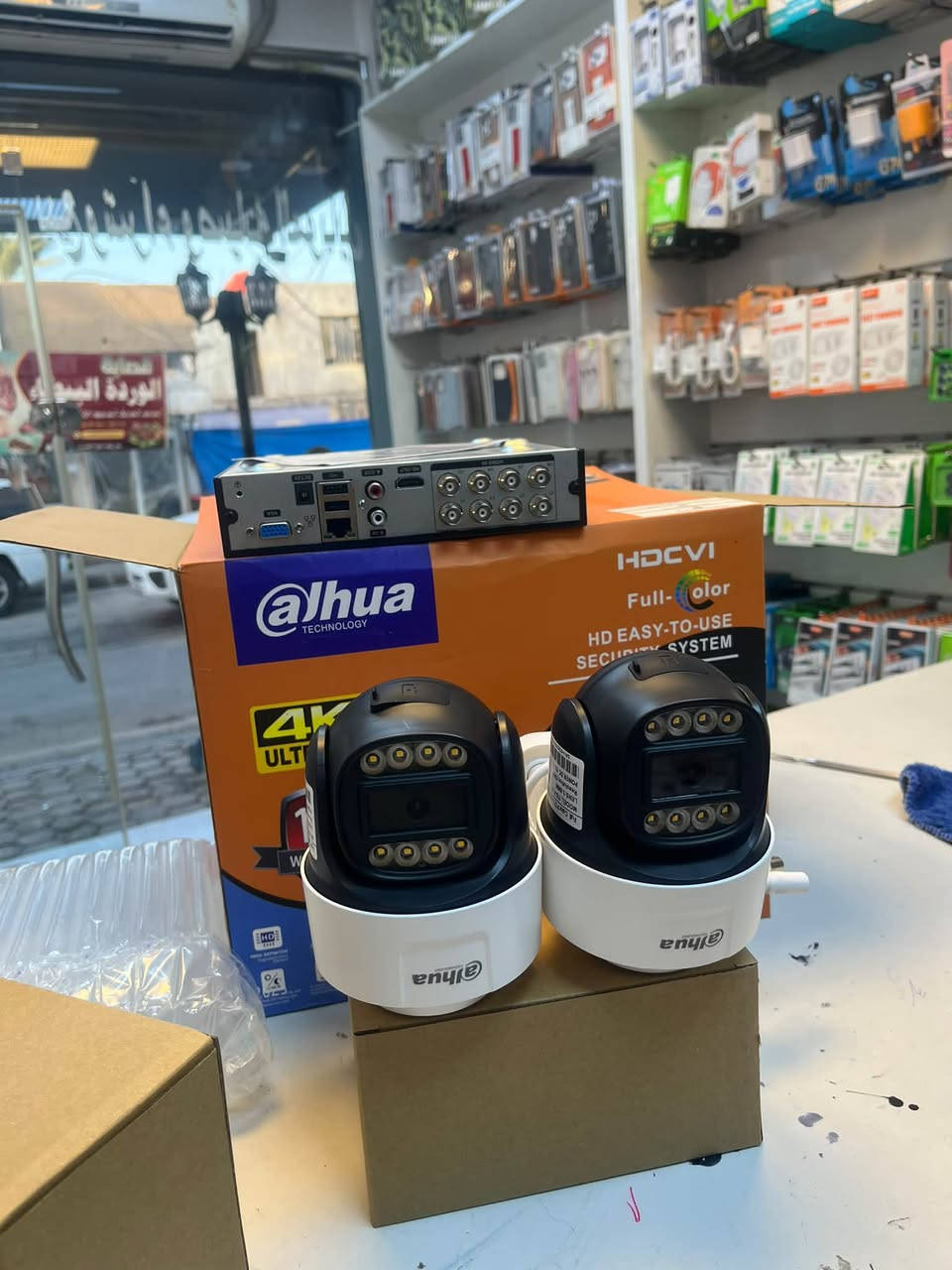 🔥📦 على بركة الله 📦🔥
تم وصول وجبة جديدة من كامرات الدهوه الأصلي 🎥✨

📸 8 كامرات مراقبة
🔄 2 كامرة خارجية دوّارة 360°
💾 فلاش 25 
🗄️ هارد خزن 1 تيرا
🛡️ جودة عالية وأداء ممتاز
⚡ تجهيز وتنصيب سريع
🔧 شغل مضمون وبأيدي كادر متخصص

📍 مركز انفنكس للهاتف النقال وكامرات المراقبة

📞 للحجز والاستفسار:
***********

🔥 الكمية محدودة — احجز مجموعتك الآن! 🔥
