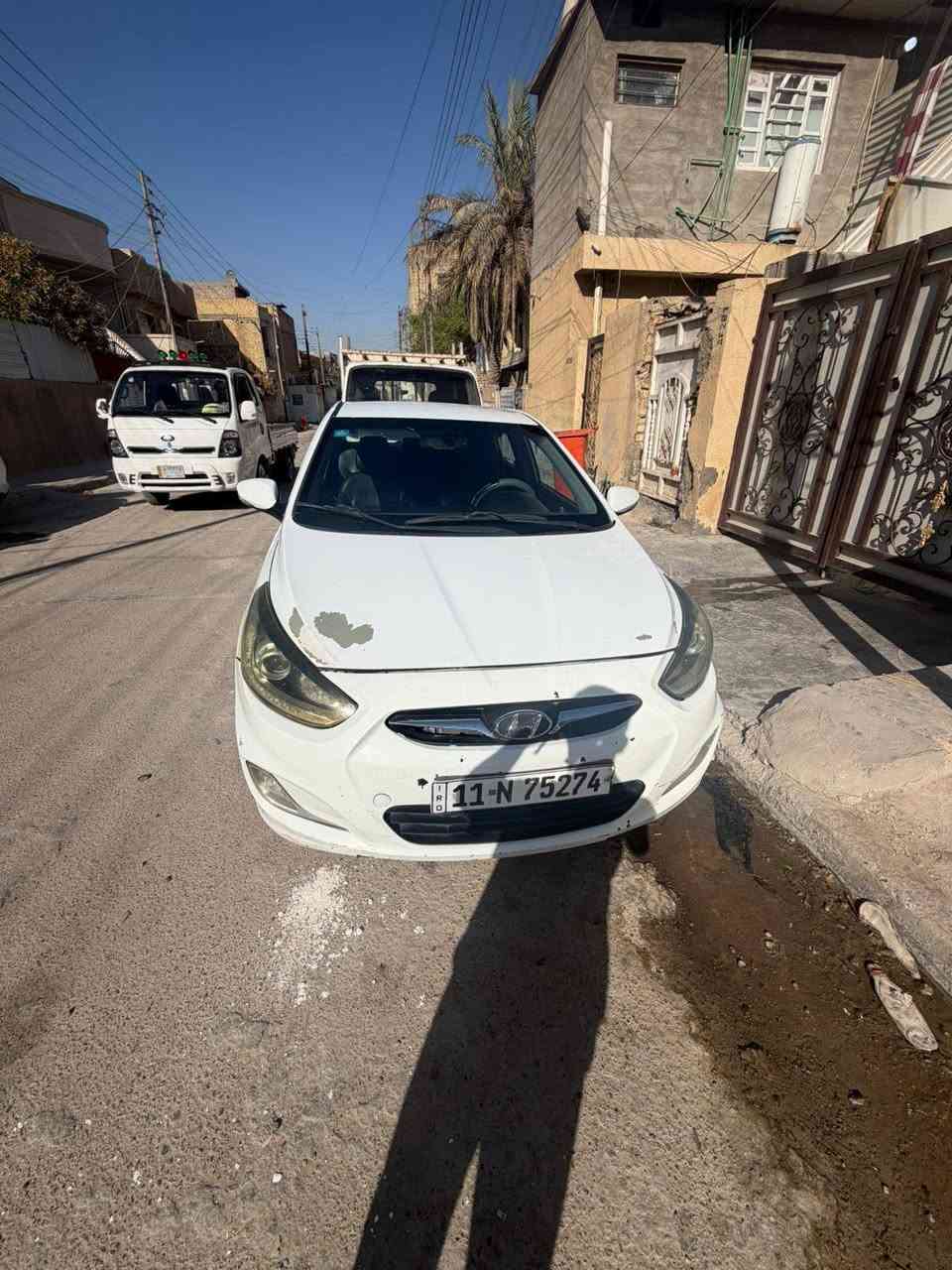 السلام عليكم اكسنت 2017 كوري  رقم بغداد سياره جديده السعر ( 87$) مكاني بغداد البياع شرطه الخامسه ***********
محرك GDI 1600 تبريد ثلج   سياره وارد كوري  حادثها  جاملغ خلفي  و الباب الخلفي  فقط باقي مكفول
