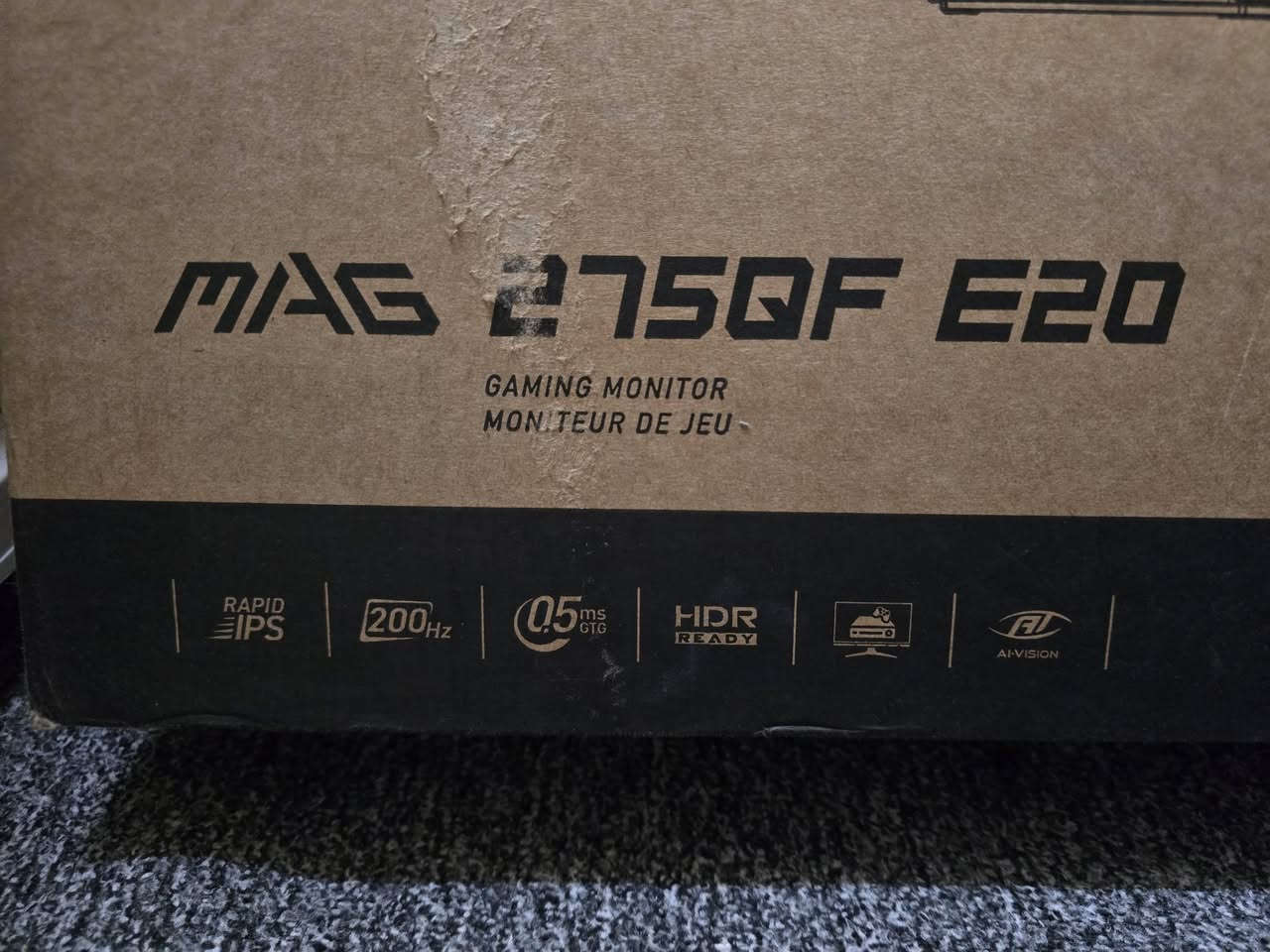سلام عليكم شاشه MSI
MSI 27 
2K
27
 RAPID IPS
200 Hz
0.5 gtg 
سعر ٢٦٠ الف شاشه مستخدمه كلش قليل يعني كلش نضيفه 
للاتصال ***********
