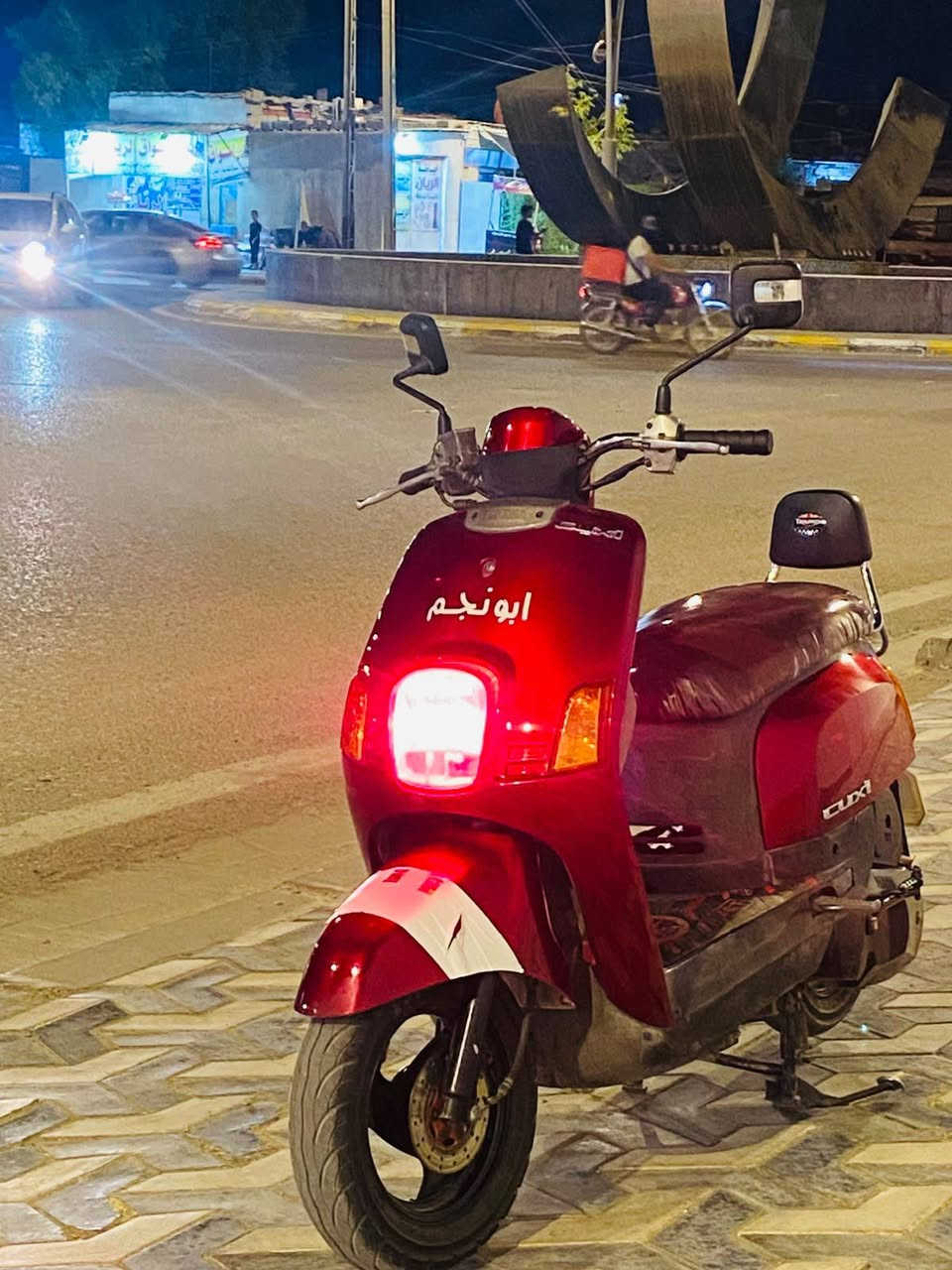 دراجه ماكس بوليس حاويه مكينه كفاله صالها 7 شهر من طالع من حاويه كهربائية سلف هندر اشاير ليت كله شغال بيها وصل السعر 925 بيه مجال العنوان ناصريه مركز ‏‪***********‬‏
