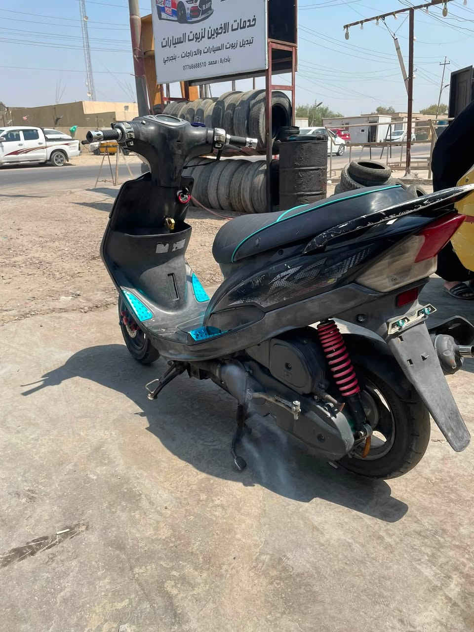 السلام وعليكم ماكس عدله بلاديه 
مكينه خير من الله خرسه شلعه معدل لا صوت ولا نضوح ولا تبخير 
شغاله نكره سلف وهندر
كهربائات كله شغاله اشاير سلف سكنات دشبول الكتروني 7 الوان بك لايت
بريكات خلفي امامي الامامي تخفيف 
ستاند تعليك وصفح
قفل جنطه وستيرن 
مكاني الدوره البوعيثه شراي راسلني
***********
