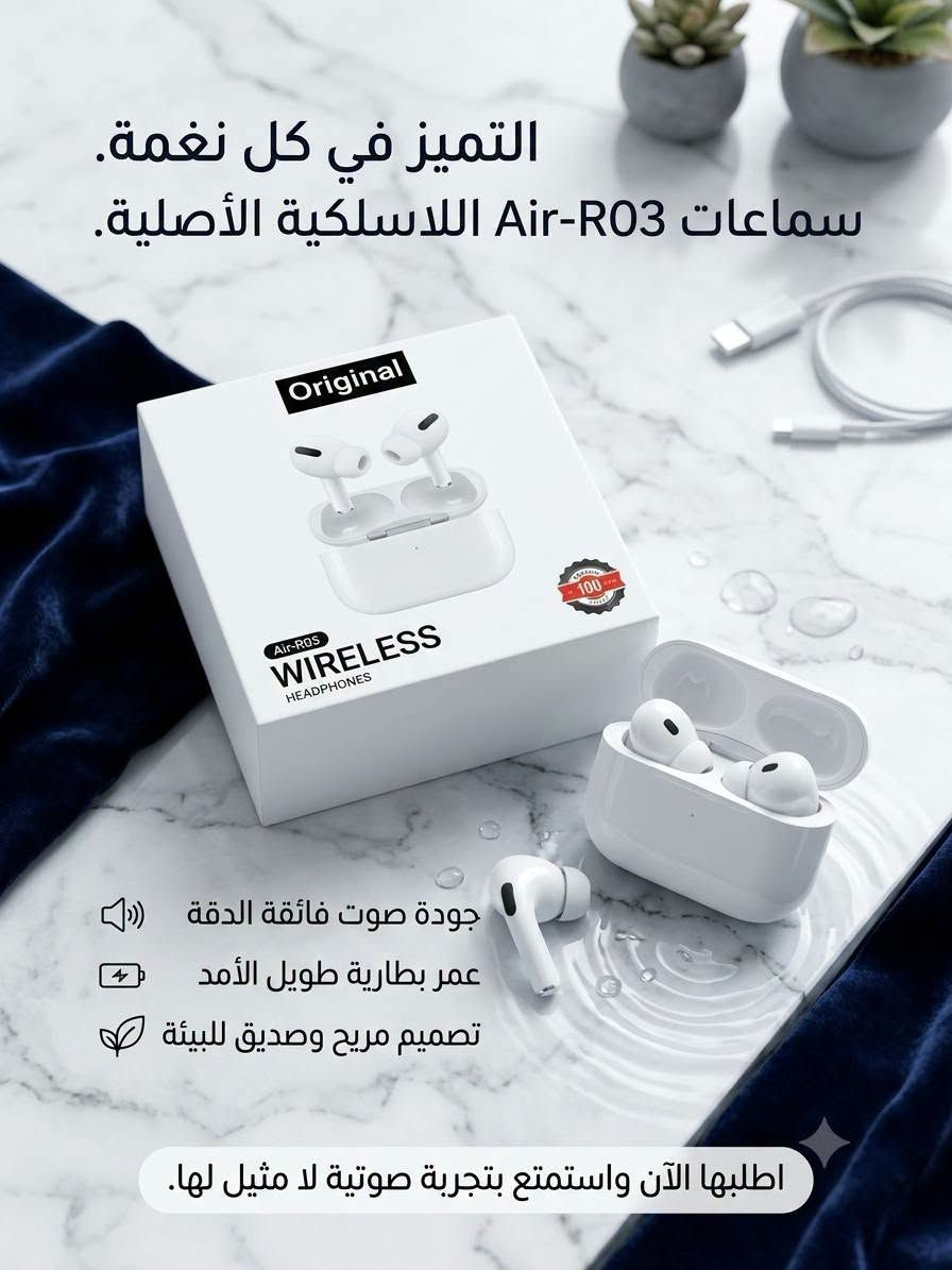 تصفية 
القطعة ب5 الاف امزون و اكو بيهن دي اج ال يعني قطع مميزة و اسعار بلاش والتوصيل مجاني للطلبات فوك ال50 بس الحجز على الخاص حصرا او عن طريق واتساب فقط *********** يعني مو اتصال ما بيه اتصال فقط واتساب حتى لا واحد يكلي ما كتبت

نص مكتوب في الصور:
- تخلص من القيود. استمتع بالصوت الحقيقي. بلوتوث 5.2 الأحدث شاشة LED لعرض الشحن صوت ستيريو عالي عالي الدقة صغير الحجم، فائق الأداء.
- التميز في كل نغمة.
- سماعات Air-R03 اللاسلكية الأصلية.
- جودة صوت فائقة الدقة
- عمر بطارية طويل الأمد
- تصميم مريح وصديق للبيئة
- اطلبها الآن واستمتع بتجربة صوتية لا مثيل لها.
- صوت جهير عميق تحمل 12 ساعة ملاءمة مفتوحة مريحة G15 OWS: استمتع بصوت قوي بدون قيود الأذن صوت استثنائي، ملاءمة مريحة، تحمل طويل
- محطة الطاقة الذكية والأنيقة لنمط حياتك العصري
- 6 مقابس عالمية ومنافذ شحن USB-A وUSB-C قوية قوية بقدرة 30 واط لشحن جميع أجهزتك دفعة واحدة.
- تصميم خشبي فاخر
- شحن سريع بقوة 30 واط PD
- 6 مقابس عالمية متوافقة
- حماية ذكية من زيادة الحمل
- مؤشر طاقة LED آمن
- اطلب الآن
- حرّر يديك، أضئ عالمك!
- شريط إضاءة محيطي COB قابل للتعقيم
- شعاع ضوء مركز للمسافات البعيدة
- مثالي لـ: الرحلات والتخييم
- مثالي: والتخييم | العمل اليدوي | الطوارئ
- GuangDong New Vision Film Technology Co., Limited شركة حدج وميل الوزين الفليئية البطق المجة ولطوحية المديدة عزل حراري استثنائي خصوصية تامة حماية من الأشعة فوق البنفسجية مظهر عصري وأنيق اكتشف قوة الحماية والأناقة مع أفلام NEW VISION الجديدة شركة عوجج الوزين للتكلولوجية المحدودة GuangDong New Vision Film Technology Co., Limited
- بوخا NOVA ساعة NOVA الذكية 02:32 01 Thursday 74% أناقة يومية. أداء احترافي. تأتي مع حزام إضافي للتبديل السريع
- ووبو المصغر - طاقتك المتنقلة الذكية شريحة أمريكية متطورة كفاءة تحويل > 90% مقاوم للحريق 94V0 توافق مزدوج (Lightning & Android) 5000mAh ووبو WOPOW
- ساعة ووتش 8 ألترا الجديدة - قوة بلا حدود
- شاشة ريتنا ساطعة وواضحة
- مراقبة متقدمة للصحة واللياقة البدنية
- مقاومة للماء للرياضات المائية
- اكتشف الأداء الفائق والقدرة التحمل الاستثنائية