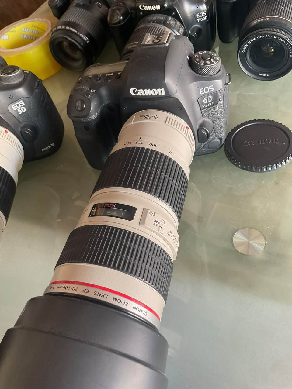 كانون 6m2 • كانون 5m3 • عدسة 70-200
