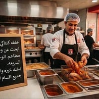 خلفه كنتاكي وجميع الوجبات السريعة متفرق ابحث عن وظيفه في مطاعم الوجبات...