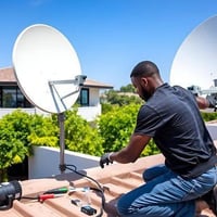 تنصيب ستلايت وتثبيت الصحن الرقم 07716320512 فقط في الزعفرانيه