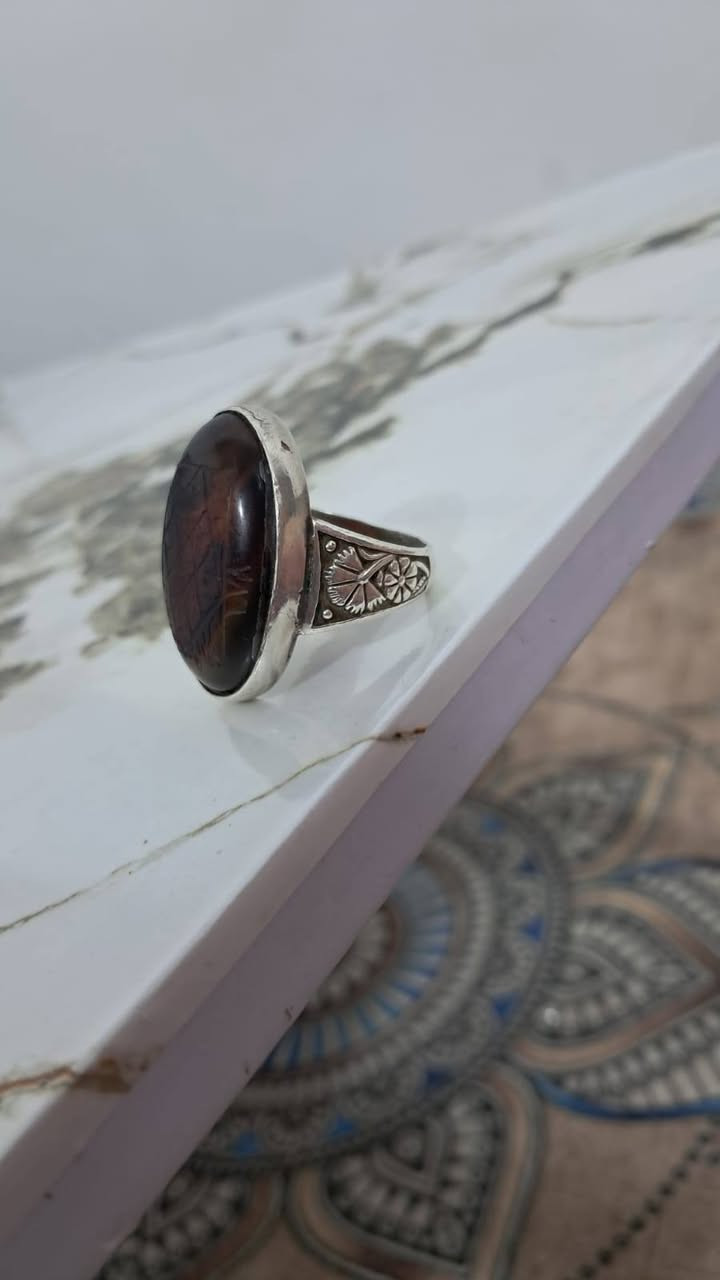 فضة منقوشة • قياس كبير • نجف