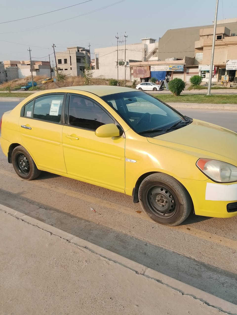 السلام عليكم سيارة اكسنت دبدوب موديل 2009امريكي بأسمي رقم بغداد گير تماتيك السعر 85=***********
