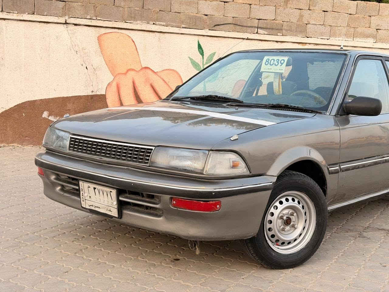 سلام عليكم كورلا ٩١ للبيع رقم بغداد ألماني سنويه عاج منتهي راعيه موجود يمي مكينه بخاخ  بل كارتون وكير تماتيك  بل كارتون حداديه حلوه باور مشط جديد كهربائيات كله شغال ويلات وتخم تاير بل جيس يابني حاويه دوخل حلوات والله مكفول كص ونقل جثه وضربه وكلبه وصبغ جماليه فقط سياره حلوه تخبل مال جناي الله شاهد متعوب عليه السعره ٣٣ وبيه مجال بيع مستعجل مكاني البصره وهاذ رقمي ***********وانه خادم سياره قطرت اخياس مابيه حالين
