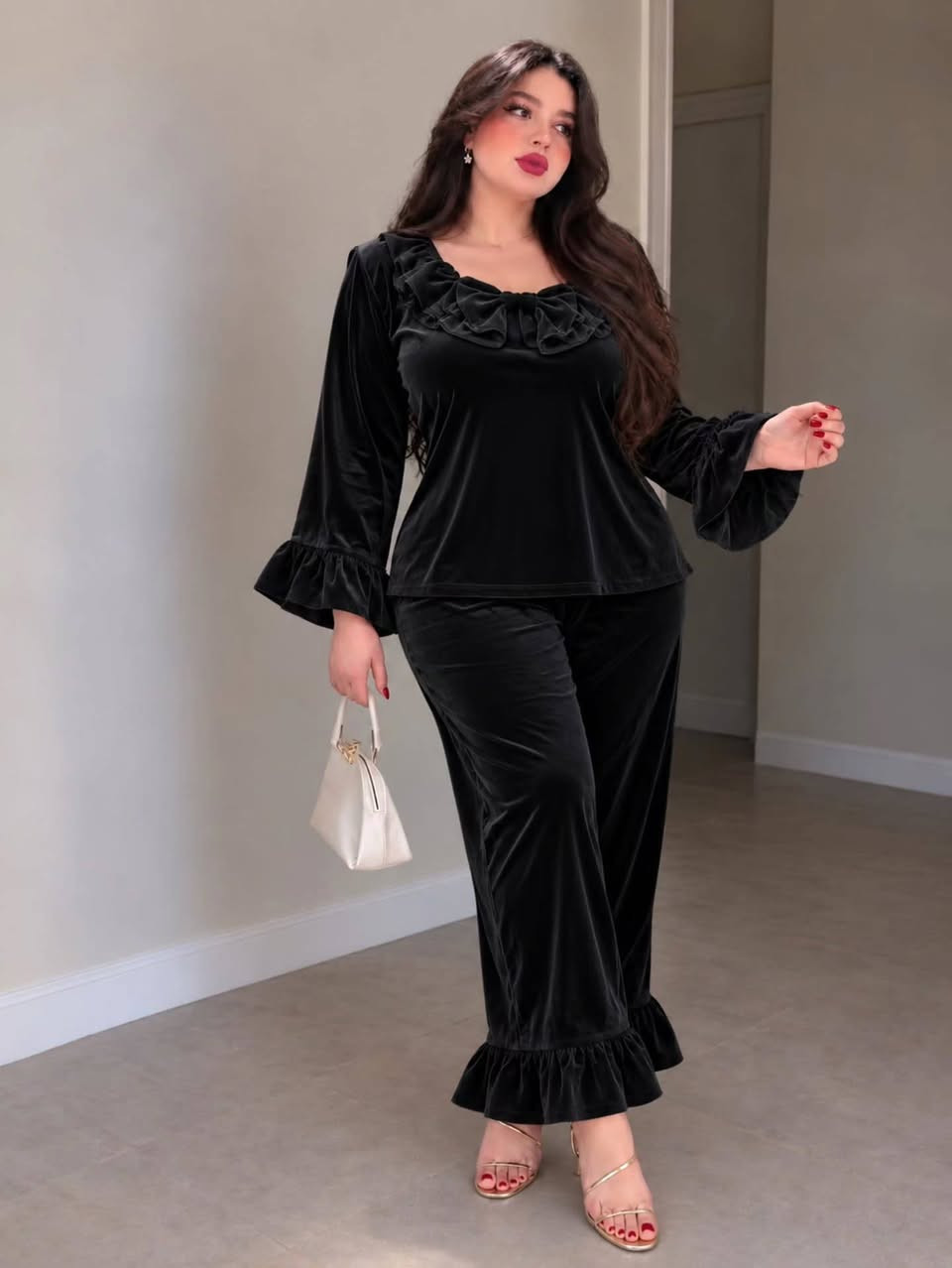 تراك نسائي • جلد الارنب • مقاسات L-2XL