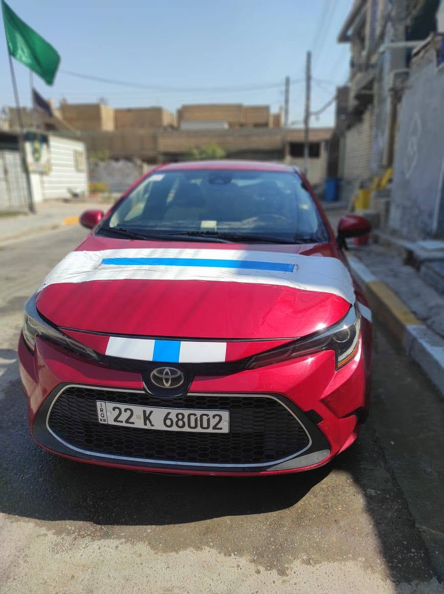 كولا للبيع موديل2020  مواصفات  LE  
ماشيه 66ميل  جاهزه من كلشي 
(وارد امريكي )الضرر تبديل جنطه فقط السياره  بدون ايرباك  
والسونار  موجوده بالمنشور 
رقم ارييل  بأسمي  شرط تحويل  
تخم تاير جديد تبريد ثلج  
تحكمات بل ستيرن 
شاشه اصليه 
كامره خلفيه 
 قياده ذاتيه 
تحديد مسار 
لايتات ايل اي دي 
سايد ابريك كهرباء 
السياره جديده ورايدها  117$
الاتصال ***********
بغداد / الحسينية
