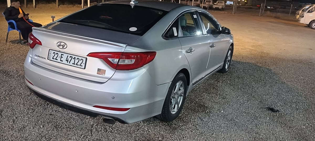 البيع سياره سوناتا امريكي موديل 16بيها ثلاثا قطع صبغ بدون دواخل السعر 115وبيها مجال الاستفسار اتصال عل رقم ***********مكان سياره بغداد او فلوجه العراق الجميع
