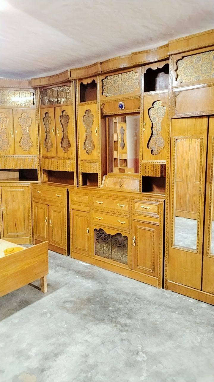 غرفة هودج • ٦ قطع • خشب عراقي