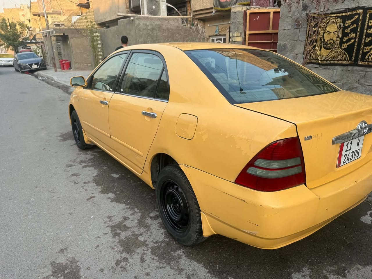 كورلا بكاتشو ٢٠٠٤ محرك  ١٨٠٠ المرغوب   كير تبريد سياره مكفوله من الضربه لغد شاصي تكم كفاله للبيع لو مروس *********** مكاني بغداد
