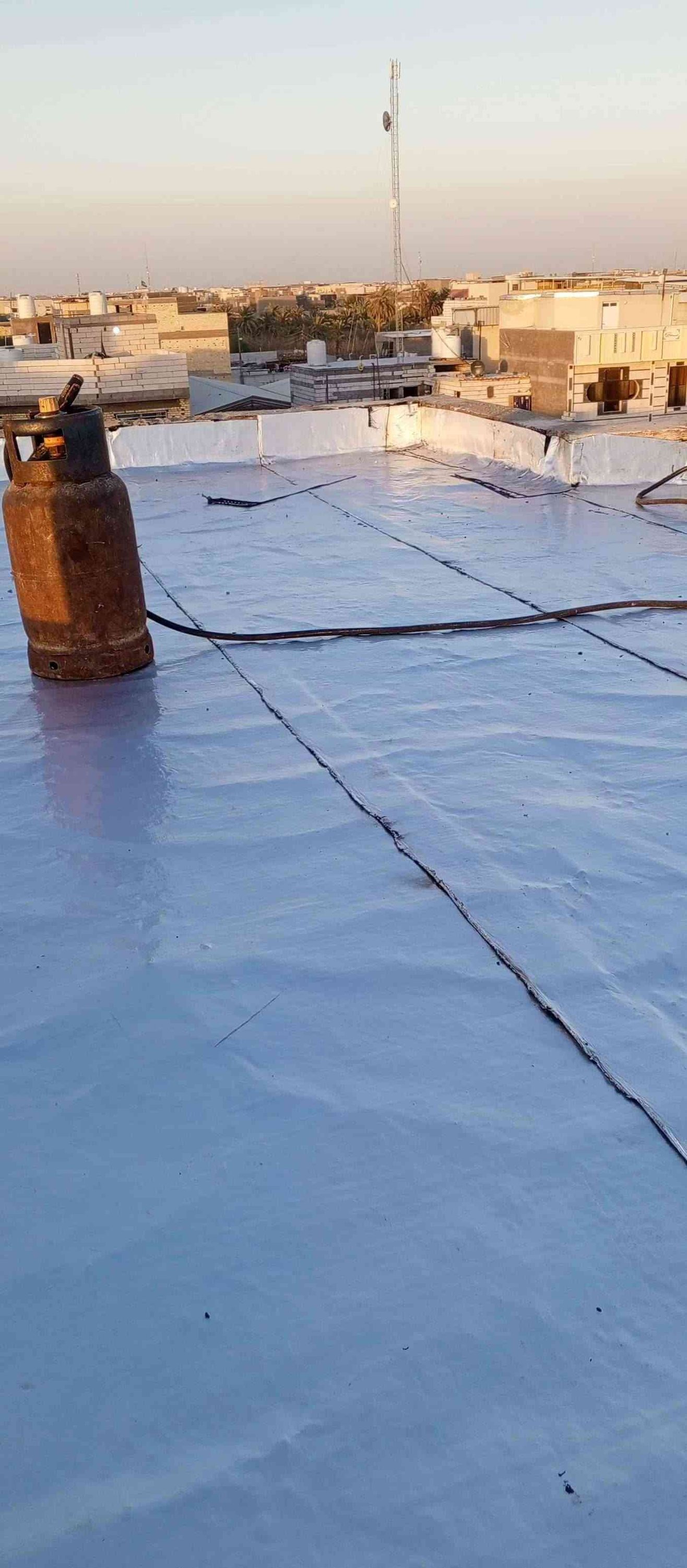 عوازل السطوح • البصرة • ضمان ١٠ سنوات