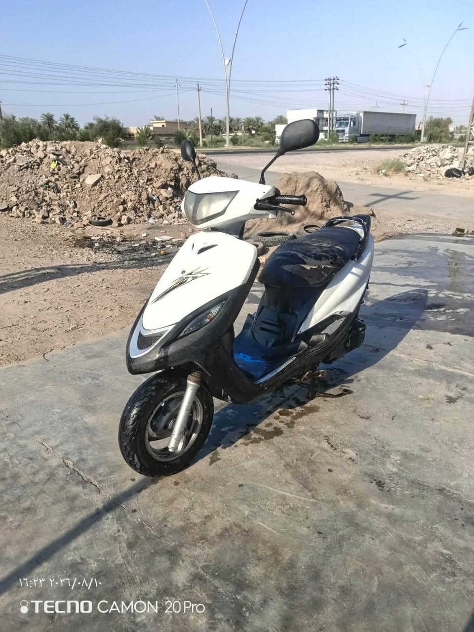 سلام عليكم 
ماكس ثعلب للبيع 
درجه خير من الله كامله محرك اخرس
شلعه معدال 
كهربائي كامله 
بيه خيط باخر قليل 
مكاني اديالى شهربان جسر مهروت 
اتصال ع رقم. ‭***********‬
سعر ٢٢٥
