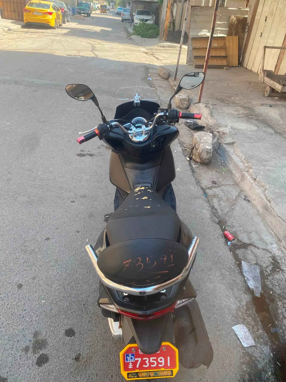 سلام عليكم pcx جيل ثاني كفاله عامه اسود طافي Jf  كوري دراجه رمبه رمبه  كلش جديده كله شغاله ما بيه نقص دراجه دك 140وفوك هم سعر 1650 مستعجل على بيعته ***********
