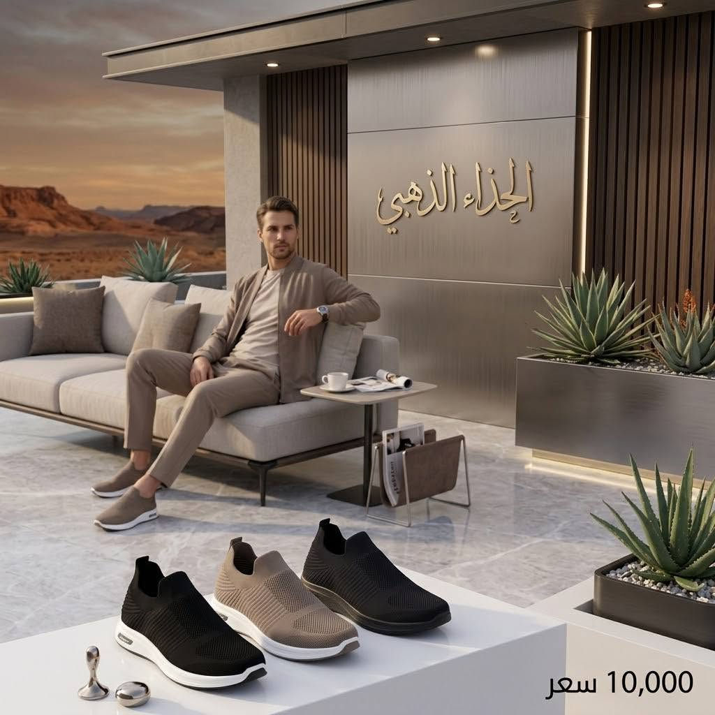 حذاء ذهبي