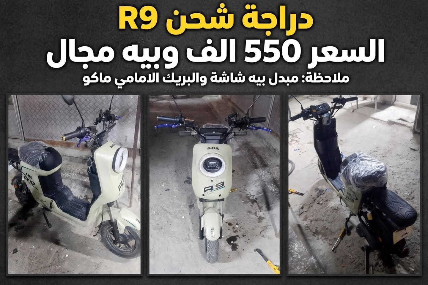 دراجة شحن • R9 • بريك امامي ماكو