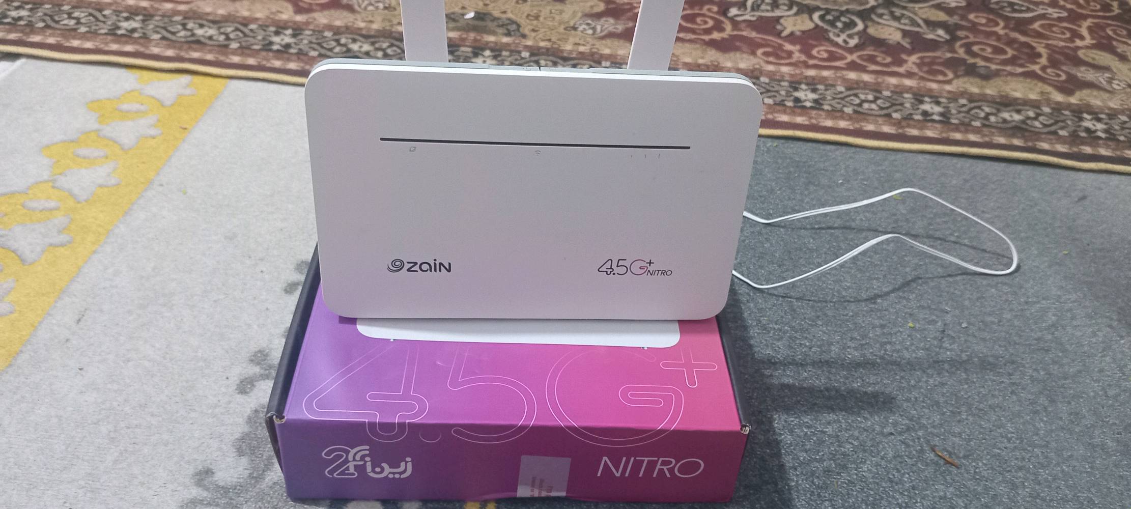 راوتر Zain-fi2 الجديد استعمال شهر واحد فقط 4.5G . البصرة - الزبير السعر 60 الف - بدون شريحة