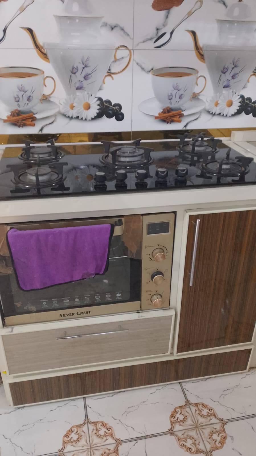 طباخ زجاجي • ساحبة • نضيف