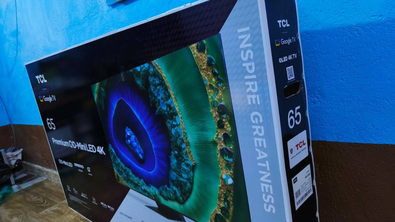 شاشه Tcl c855
حجم 65 بوصة جديد بس مفتوح من الكارتون سعر مليونين وبيه مجال قليل للشراي ***********

