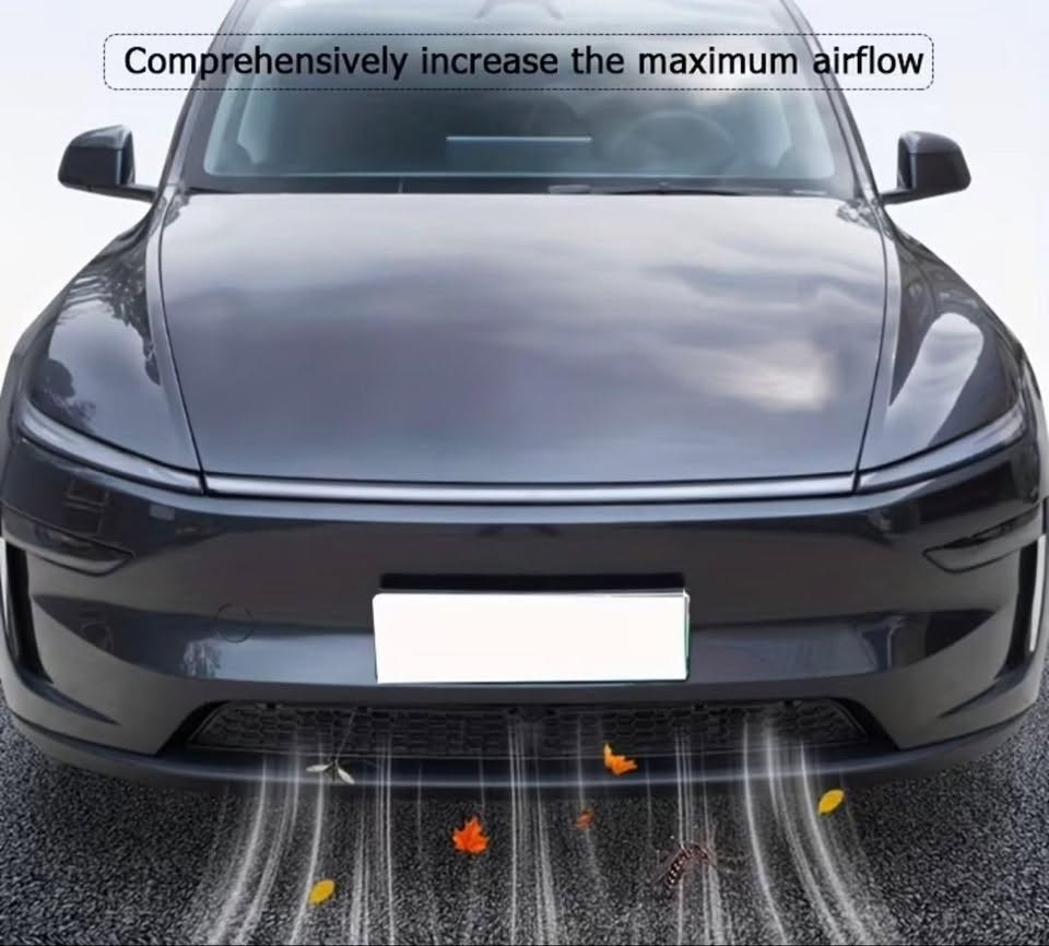15 الف
شباج تسلا y  ١٥ الف 
***********

نص مكتوب في الصور:
- Fit For: Tesla Model Y 2025
- Upgrade the original invisible installation Restore deleted configuration Minimalist invisible design, fitting the original car
- Before installation: Leaves, mosquitoes, and debris invade the interior of the water tank, emitting an unpleasant odor
- Comprehensively increase the maximum airflow