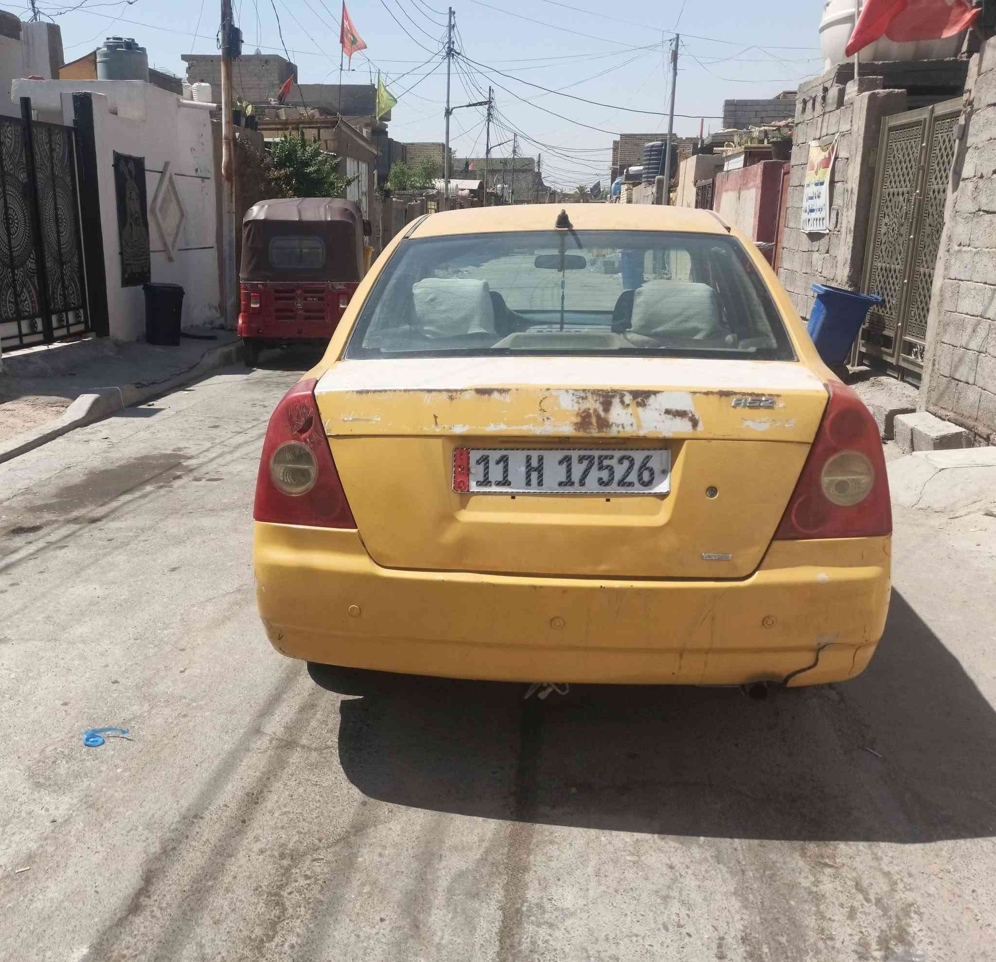 سلام عليكم
شيري a5 2011
بيها طخة من جهة السايق والتبريد فريز مليك 
محرك بلادي حجم 2000 كير اوتوماتيك 
رقم دولي، تحويل مباشر باسمي 
سعر 32 بيها مجال 
مكان بغداد جسر ديالى
***********
