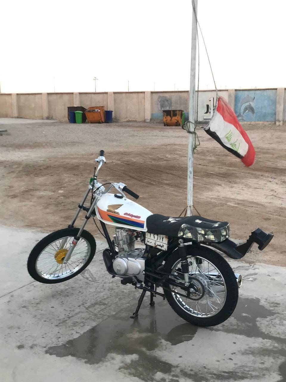 دراجة للبيع يراني ادوات ادوات العنوان بصره ابو الخصيب السعر خاص تعال واتساب *********** سعر خاص تعمير جديد بس المحرك مستعمل
