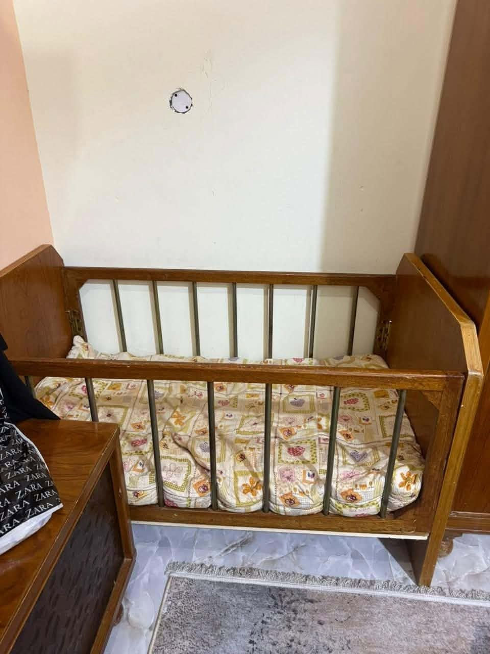كوت الفلاحية • سرير طفل • دوشك سبرنك
