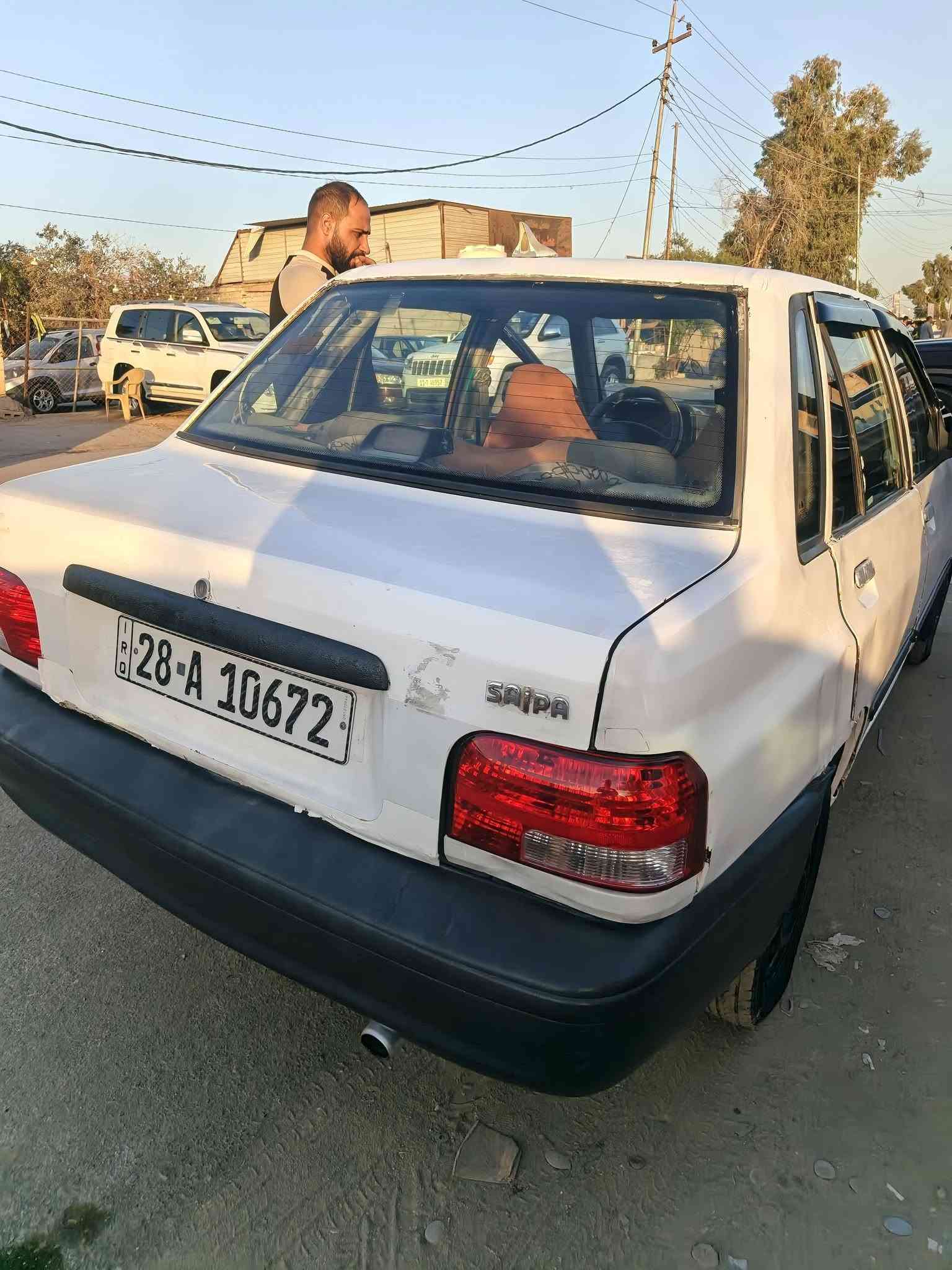 سايبه 11 نضيفه حداديه وشواصي جدد فقط بوربرن خلفي وبلكات بيها معجون بتكم تحويل مباشر 20 وبيها مجال مكاني كربلاء ***********
