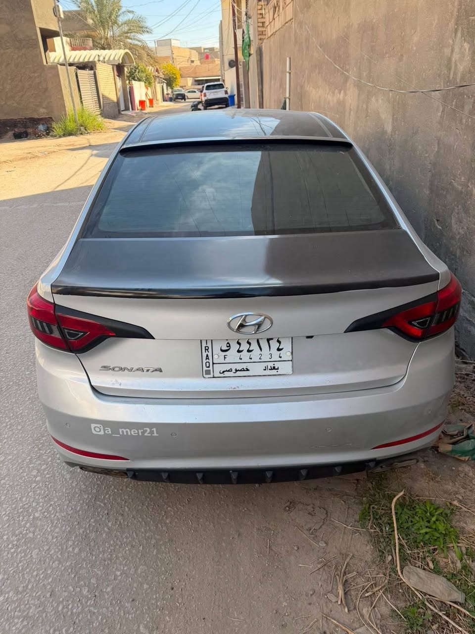 سلام عليكم مكلف بالنشر 
سوناتا 16 خليجي فول مواصفات سياره حزام اثر جراد 
بيها جاملغ عكس السايق مصلح 
بيها ملاحضات بسيطه  تواصل وتفاصيل اكثر ع هذا الرقم 
***********
رقم سياره بغداد  
مكان سياره  حله شارع 40 حلة, بابل
