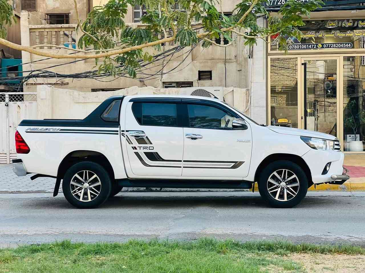 للبيع فقط
تيوتا هايلوكس مديل 2017  كفاله عامه من الضربه والصبغ والتبديل السعر 177وبيهه مجال للستفسار اتصل***********رقم اربيل تحويل وكاله مضمون مواصفات مكينه وكير مكفولات مكينه كاز كير عادي تحكم ستيرن شاشه دشبول كامره خلفيه مثبت سرعه مانع نزلاق حساسات مري كهربائي تبريد ثلج تخم تاير حداديه جديده سياره جديده وجاهزه واي نقص مابيهه المكان كربلاء
