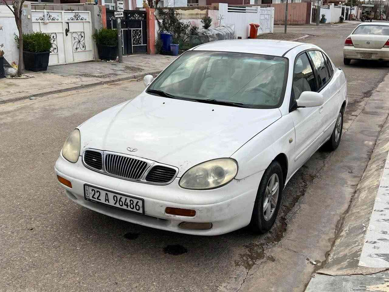 دايوو ليگينزا 2001
ته بريد به ناوى خومه 
كيرو مكينه به شه رت 
صبوغ يك بارچةي هةية بي ژوري 
تحويل و غرامة و گيرو مكينة و تبريد بةشةرت 
شوين / هةولير زيرين 
*********** أربيل, العراق
