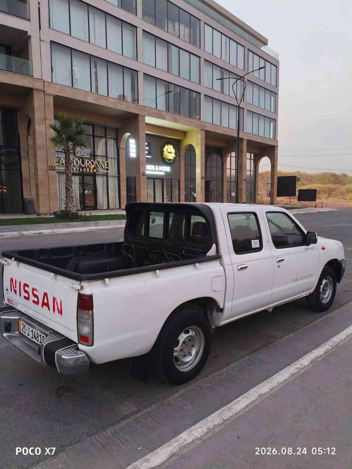Nissan Pickup 
🔹 ساڵی بەرهەم: 2009
🔹 دوو کابین (Double Cab)
🔹 گیڕ: عادی
🔹 ڕەنگ: سپی
🔹 سەنەوی: تازەیە تا مانگی 7ی ساڵی 2029 گێڕ و مەکینە و هەموو گیانی بەشەرت تا بڵێی توندوتۆڵ و بێ مەسڕەفە یابانی عەسڵی ناوسوورە و سویچ کۆنترۆڵە تەبرید سارد و گەرم بەشەرت
🔹 هیچ کێشەیەکی نییە و دینارێک مەسەرەفی نییە
🔹 شوێن: سلێمانی 
نرخی 138$ و معاملەیەکی برایانە بۆ کڕیاری جدی 
*********** السليمانية, العراق

نص مكتوب في الصور:
- POCO X7 2026.08.24 05:12
- POCO X7
- 2026.08.24 05:12
- POCO X7 2026.08.24 05:10
- 2026.08.24 05:10
- POCO X7 2026.08.24 05:11