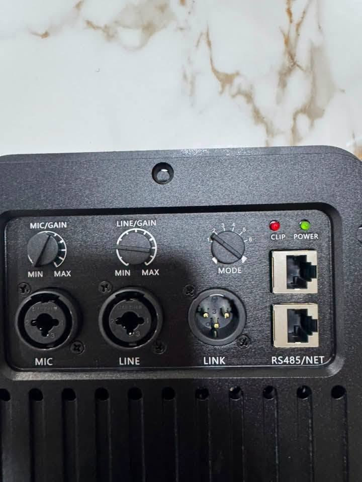 مضخم صوت DSP 1232 1500W+600W+600W 3 Way Amplifier Module Professional Speaker Plate Amplifier Class D with DSP
Specification 

1500W+600W+600W 3 Way Amplifier Module Professional Speaker Plate Amplifier Class D with DSP

*Professional CLASS-D amplifier.

*Built-in high-performance 96KHZ DSP audio processor, RS485 online or network adjustment.

* Free Software is offered

*110-230v general working voltage

*Full sealed with the box, can be installed without a partition.

*Widely used in professional speaker, line array speaker

Specification:
Model: DSP 1232
Channel 1 Rated Power 8Ω/4Ω 1200W/1500W
Channel 2&3 Rated Power 8Ω/4Ω 450W*2/600w*2
Frequency Response DSP Control
THD 1KHz ≤0.5
Damping Factor >200
Slew Rate >20v/us
S/N >95dB
Sensitivity 0.775v
Input Impedance Balance 20K, Unbalance 10K
Output Topology CLASS-D
Protection Short circuit, DC, Overheat, Peak Pressure Limit, Soft Start
Voltage AC110-240V/50Hz-60Hz voltage-selected switch

للاستفسار مراسلة الصفحة او الاتصال على الرقم *********** يوجد توصيل لجميع محافظات العراق
مضخم صوت DSP 1232 1500W+600W+600W 3 Way Amplifier Module Professional Speaker Plate Amplifier Class D with DSP
