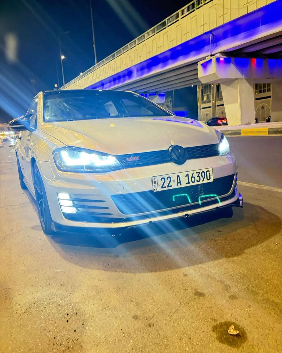 كولف MK7
موديل 2016
مواصفاته…
السيارة  ستيج 2 برمجه وعقل .
مكينه 2000 تربو .
شاشة كيجات دجتل .
داون بايب .
عطاس تربو .
بانوراما .
كشنات جلد.
شفتات ستيرن .
لايت وبك لايت لدات .
دركة GTI .
لحية ودوسات ودفيوز وكفر مرايات اسود لامع .
ويل حجم 18 .
السيارة جاهزه من كل النواحي كير مكينه صدر تبريد تايرات جدد اي نقص مابيه رقم اربيل الجديد الي باسمه هنا بغداد .
ماشية 105 miles .
سعرها 12800 $  وبيها مجال ان شاءالله .
بيع او مراوس .
مكان السيارة شارع فلسطين.
الاتصال على الرقم : ***********
