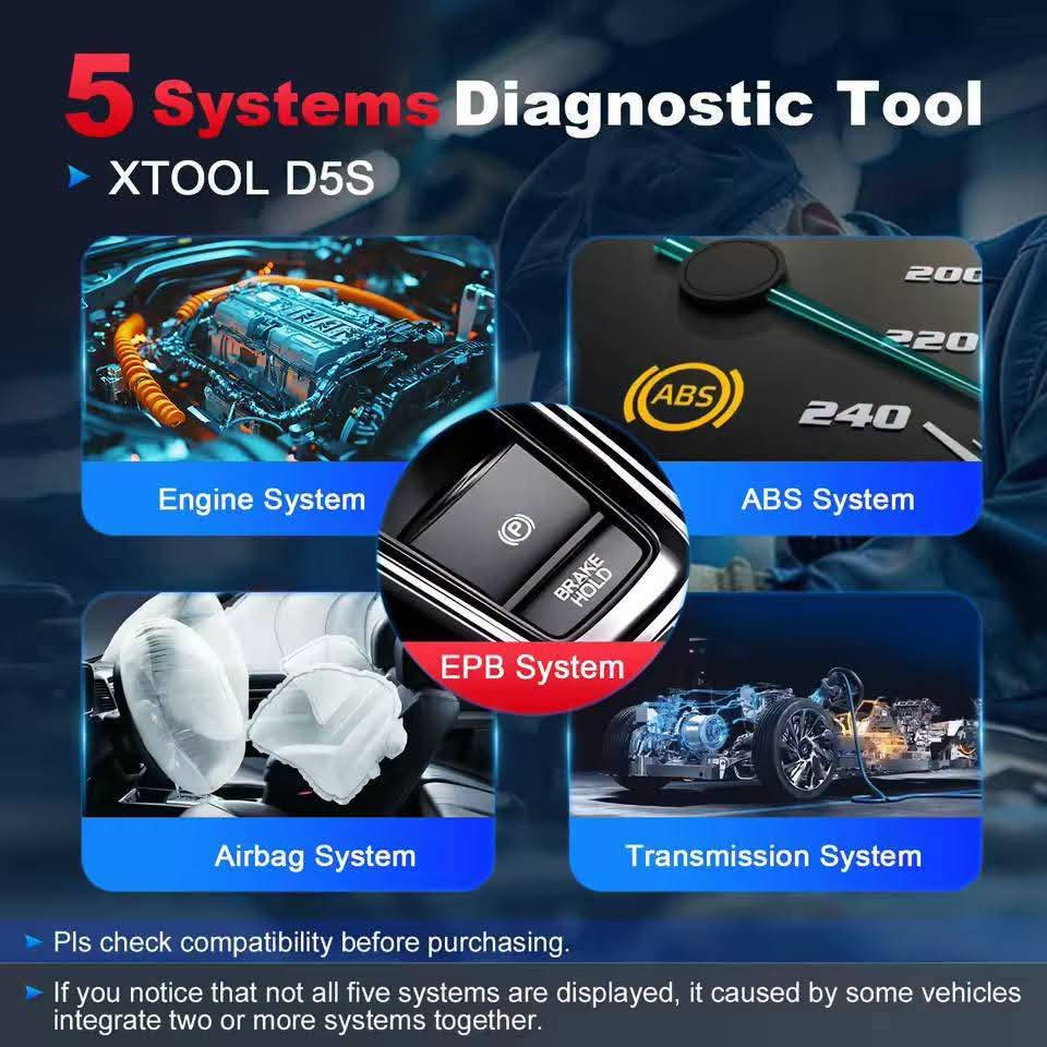 Xtool D5S • OBD2 كامل • تحديث مدى الحياة