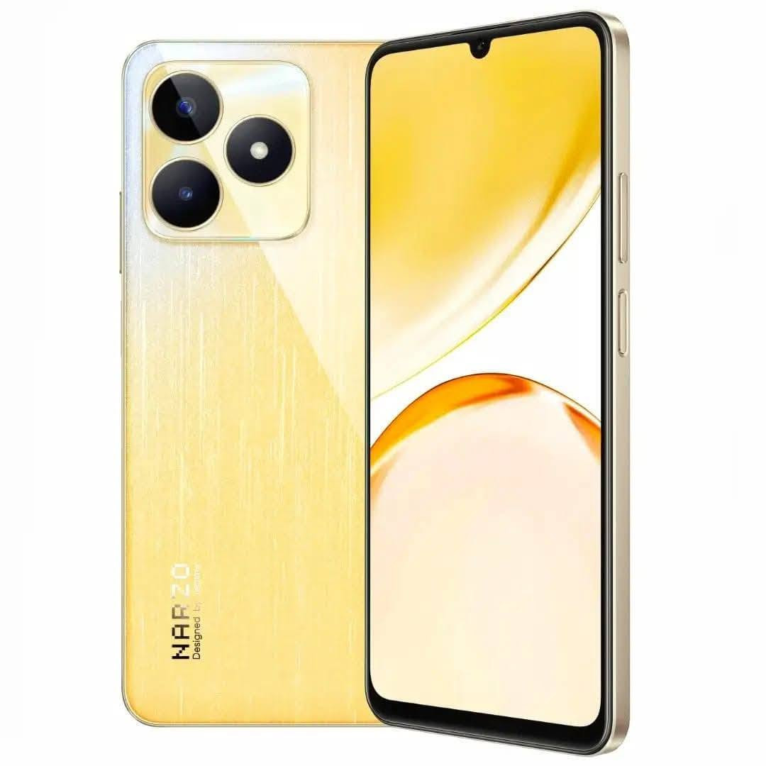 ريدمي c53
هاتف Realme C53:

الشاشة:
شاشة IPS بمقاس 6.74 بوصة ودقة FHD+ (1080x2400 بكسل).
معدل تحديث 90 
ذاكرة داخلية بسعة 128 

بطارية بسعة 5000 مللي أمبير. سعر 110 فقط جهاز بي ضهر شويه تعبان *********** واتساب
