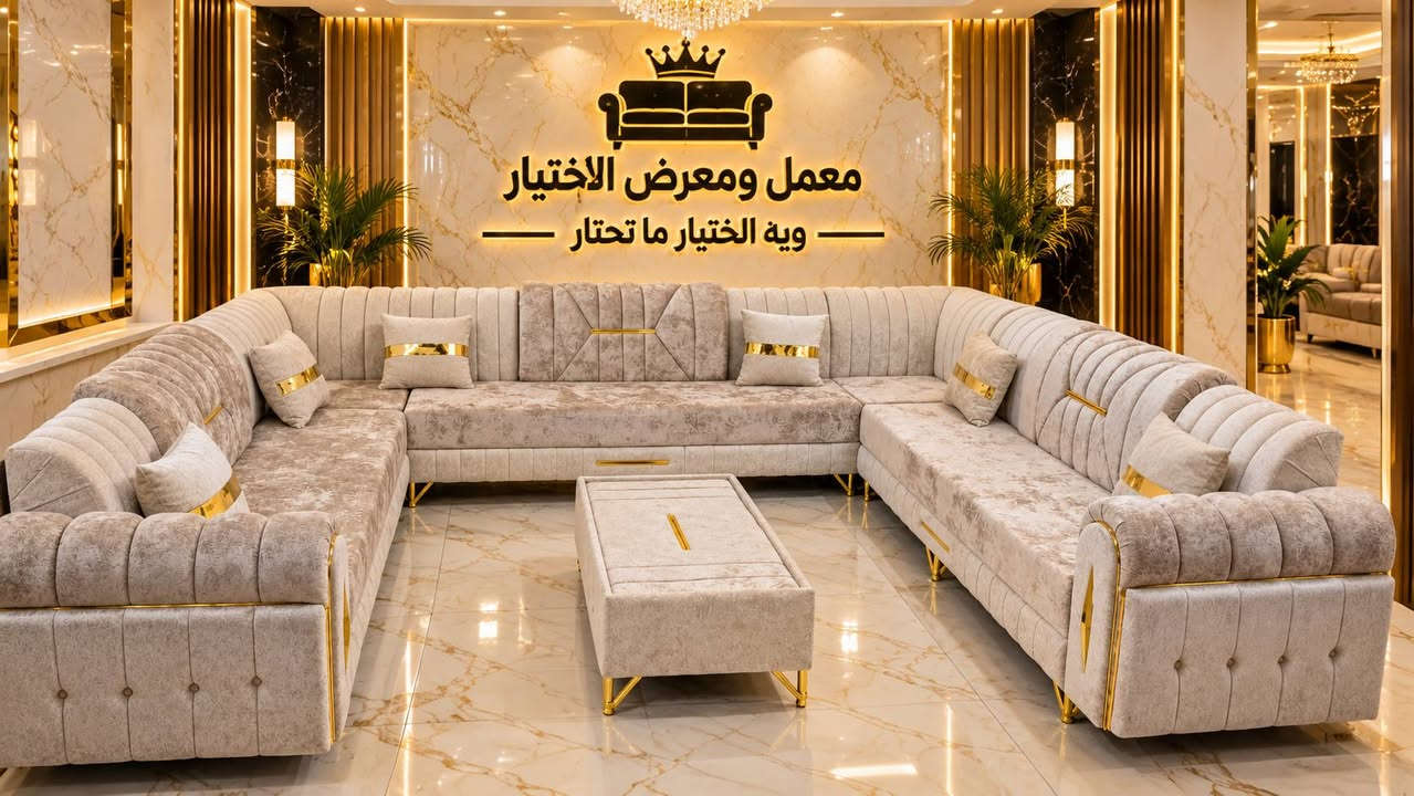 ✨والمتانة معمل ومعرض الختيار للأثاث الفاخر ✨
🛋️ جودة في الصناعة.. وفخامة في التصميم

نقدملكم أجمل وأرقى الموديلات، بتفاصيل مدروسة ومواد ذات جودة عالية، حتى نضمن لكم الراحة والمتانة لسنوات طويلة. ❤️

🔹 مواصفات التصنيع:
✅ إسفنج هاي إكستر (High Extra) بسماكة 9 سم.
✅ خشب بلوك بسماكة 18 ملم.
✅ تقسيم الخشب كل 20 سم لضمان القوة والمتانة.
✅ ضمان لمدة 5 سنوات مع وصل ضمان رسمي.
✅ يتوفر جميع الألوان 🎨
✅ يتوفر جميع الموديلات والتصاميم 🛋️

💎 عمل متقن.. جودة مضمونة.. وراحة تدوم

📍 العنوان: كركوك – القادسية الثانية – شارع أبو وليد.

📞 للحجز والاستفسار: ***********

🌟 ويه الختيار ما تحتار 🌟
❤️ الختيار.. عنوان الجودة والفخامة ❤️

نص مكتوب في الصور:
- معمل ومعرض الاختيار وية الختيار ما تحتار