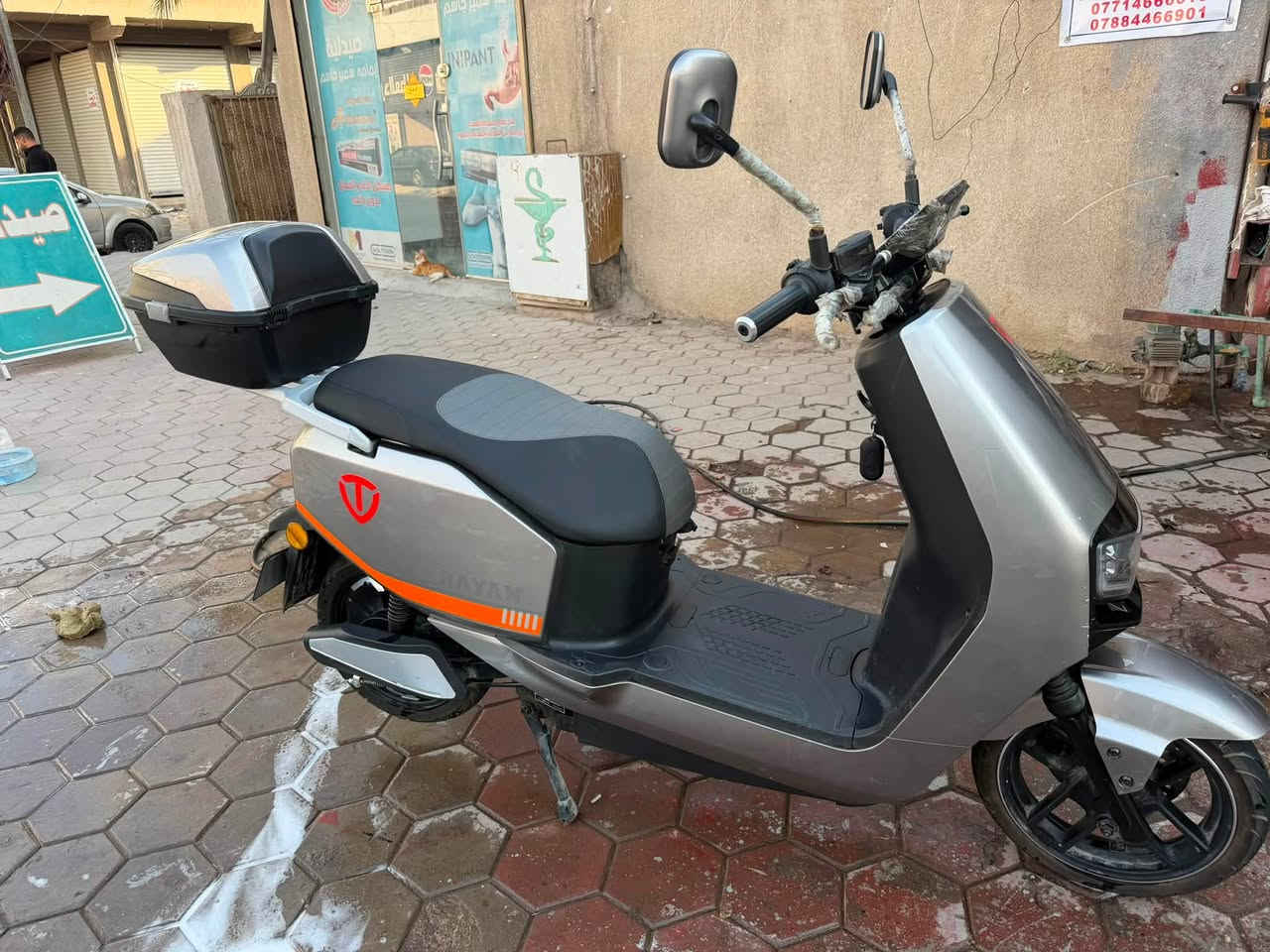 دراجة ريان ٢٠٢٥ استعمل قليل مكانه بغداد  الكرادة سرعة 70 على وضع الشركة ٦ بطاريات السعر 775 موبايل ***********
