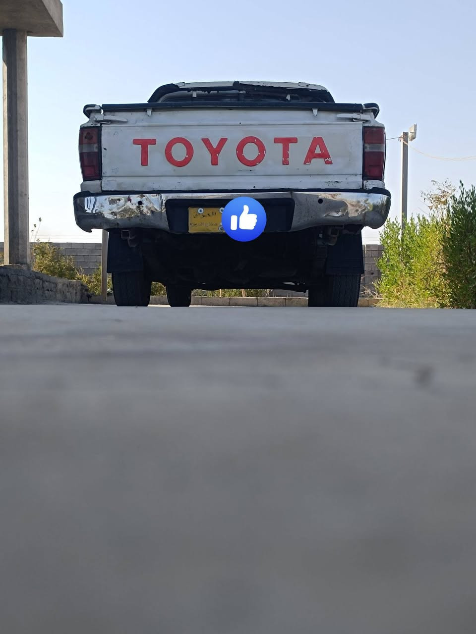 🚗 للبيع بيكم تيوتا 1985
🔹 الموديل: 1985
🔹 اللون: أبيض
🔹 المحرك: شرط
🔹 الكير: شرط
🔹 رقم: صلاح الدين
🔹 الموقع: تكريت
شرط التحويل  
السيارة مرتبة وجاهزة للشغل، والمحرك والكير شرط 
الاستفسار ***********
