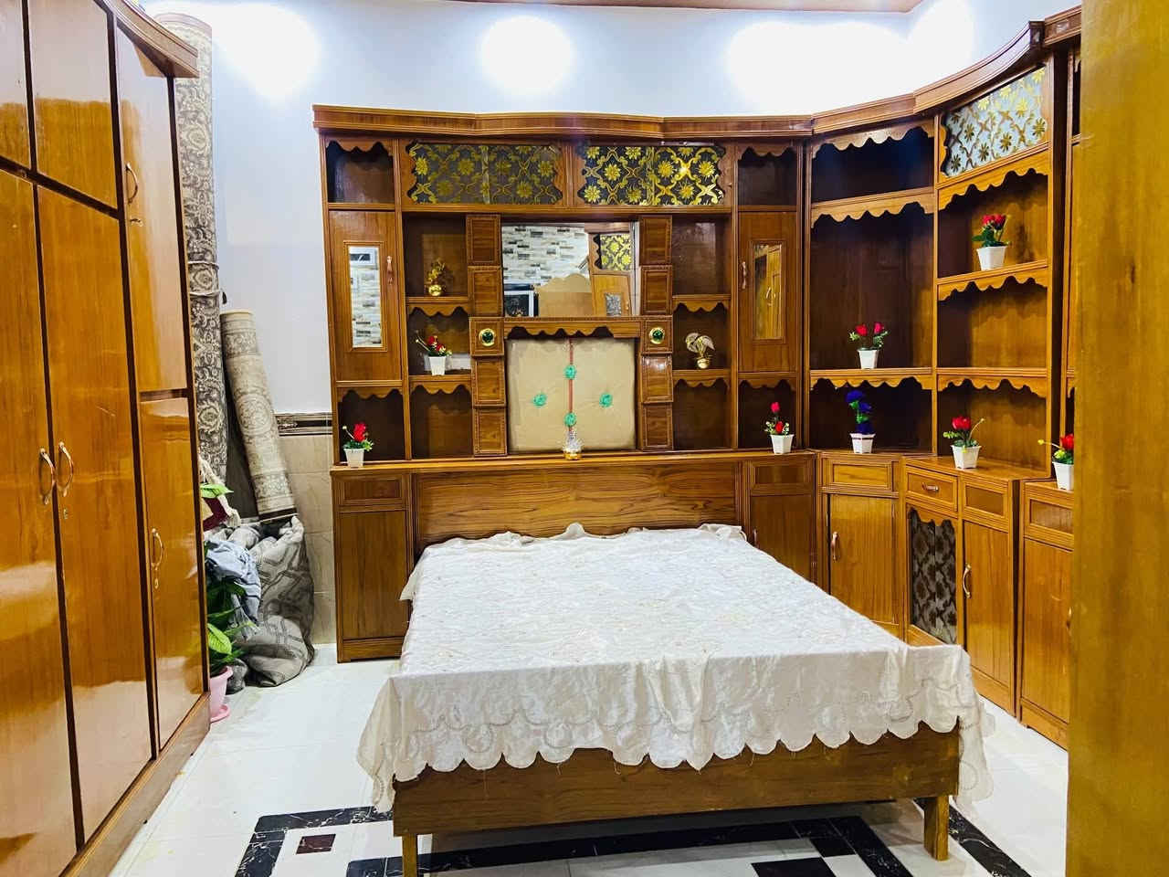سلام عليكم توجد غرفه نوم مستعمله للبيع صاج عراقي درجة أولى *********** واتساب توجد خدمة توصيل سعر مليون بيه مجال
