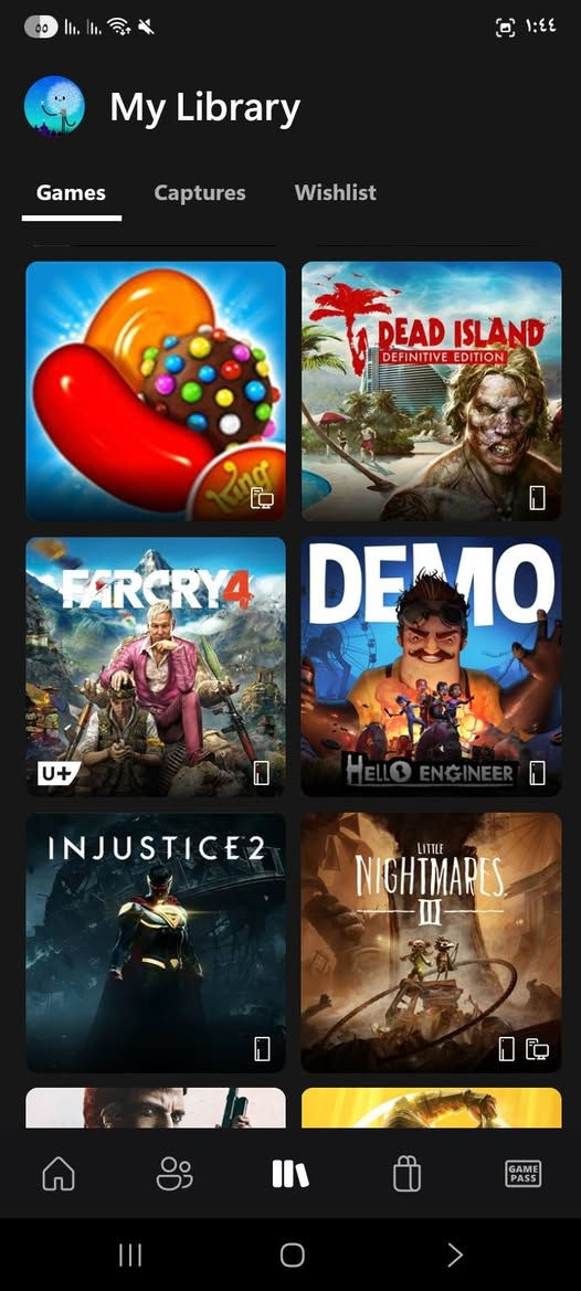 سلام عليكم حساب xbox للبيع الالعاب المملوكة 

Red dead redemption 2 online 
Injustice 2
Far cry 4 
Battlefield v
Mortal kompat x 
Mortal kombat 11
Alan wake 
Assasins creed blck flag 
Assasins cred syndcate 
Batman  
Bound by flame 
Dead island

نص مكتوب في الصور:
- ١:٤٣ My Library Games Captures Wishlist 23 of 24 games XBOX 360 ALAN WAKE'S AMERICAN NIGHTMARE ASSASSIN'S CREED SYNDICATE 60 FPS UPDATE U+ BATMAN ARKHAM KNIGHT GAME PASS BATTLEFIELD V EA BOUND BY FLAME XBOX 360 CALL DUTY MW MODERN WARFARE II GAME PASS
- My Library
- Games
- Captures
- Wishlist
- PUBLIC TEST SERVER
- RED DEAD REDEMPTION II
- RESIDENT EVIL 4
- Chainsaw Demo
- STAR TREK ONLINE UNDISCOVERED
- RAINBOW 6 SIEGE
- U+
- GAME PASS
- My Library Games Captures Wishlist MAFIA III DEMO MORTAL KOMBAT 11 MORTAL KOMBAT X NEVERWINTER MONOLITHS OF MADNESS PUBG PUBLIC TEST SERVER PUBG BATTLEGROUNDS GAME PASS
- My Library Games Captures Wishlist DEAD ISLAND DEFINITIVE EDITION FARCRY 4 DEMO U+ HELLO ENGINEER INJUSTICE 2 LITTLE NIGHTMARES III GAME PASS