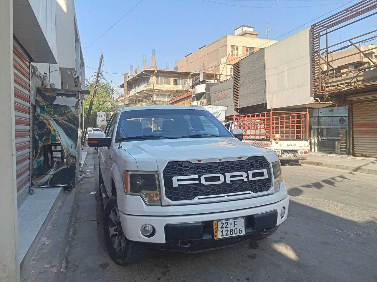 فورد اف 150 خليجي 13 بدون ضرر مراوس  بجيب أو دورنكو 14/15 محرك 5000/8 شرط جاهزه من كلشي غلاف بدي لايت منضومه زنون شباك رابتر تبريد ثلج ***********
