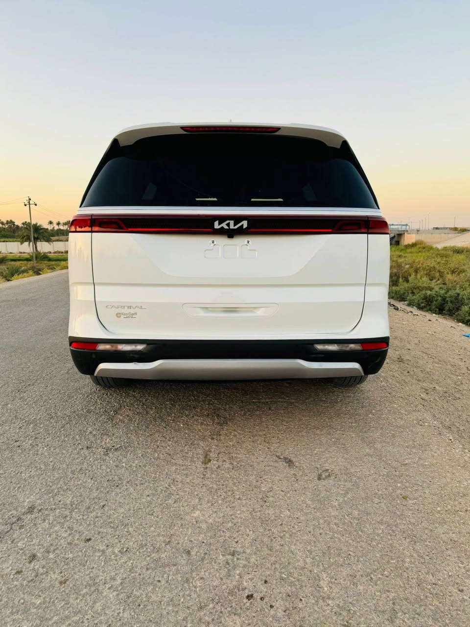 للبيع فقط كيا كرنڤال
موديل24/وارد امريكي/محرك3500
حره /مواصفاتEX /دخول جديد /بدون ايرباك
بدون شاصي بدون لغد شرط السونار
تترقم جميع المحافضات 
ضررها جاملغ اصلي نفس اللون وبنيد نفسه مصبوغ
***********
